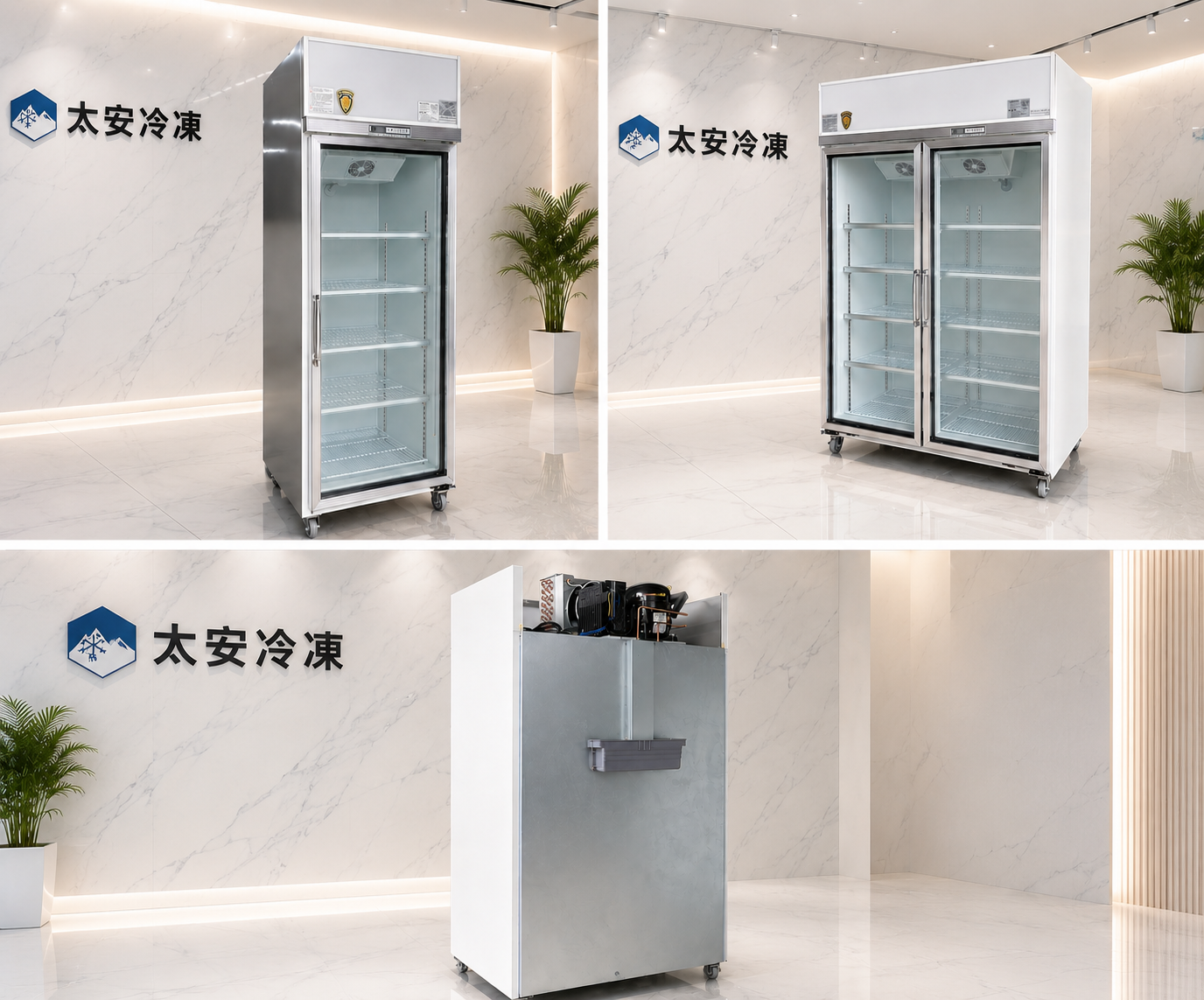 TA-204 高級雙門立式冷凍/冷藏展示櫃