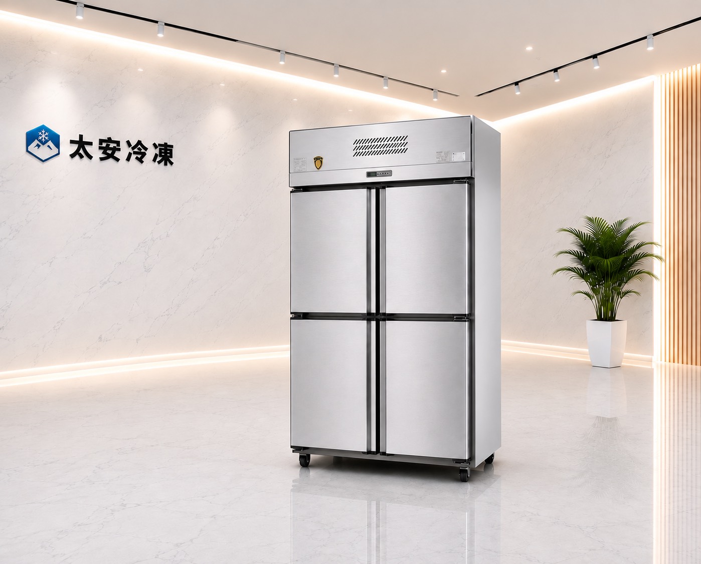 TA-802 四門不銹鋼立式冷藏冷凍櫃
