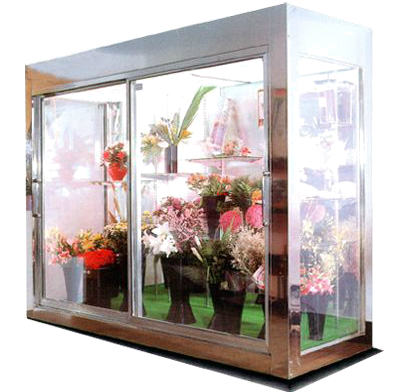 花卉展示與除刺葉設備